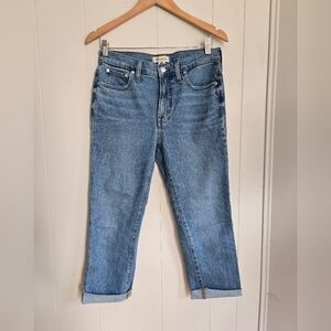 Madewell Light Blue Cropped Jeans